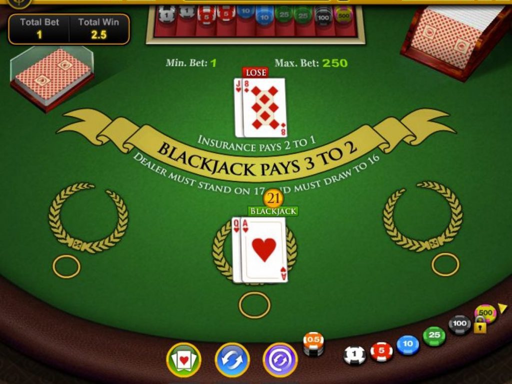 jeu de cartes de casino en ligne